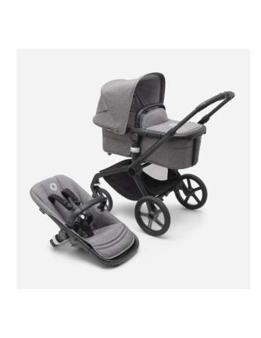 BUGABOO FOX 5 NEGRO/ GRIS MELANGE/ GRIS MELANGE