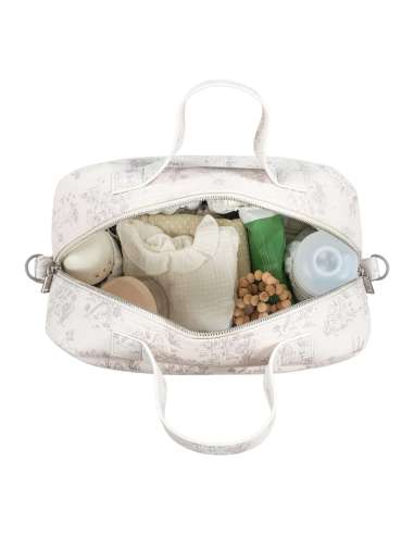 Bolso Canastilla Toile de Jouy Pasito...