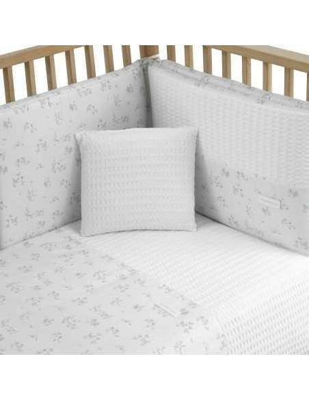 Juego 2 Pcs.F.Nordica Cuna 60 Merlo Crudo 100x140x3cm Cambrass