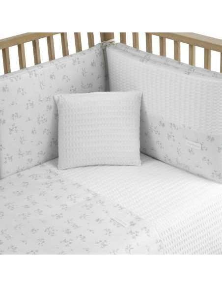 Juego 2 Pcs.F.Nordica Cuna 70 Merlo Crudo 110x170x3cm Cambrass