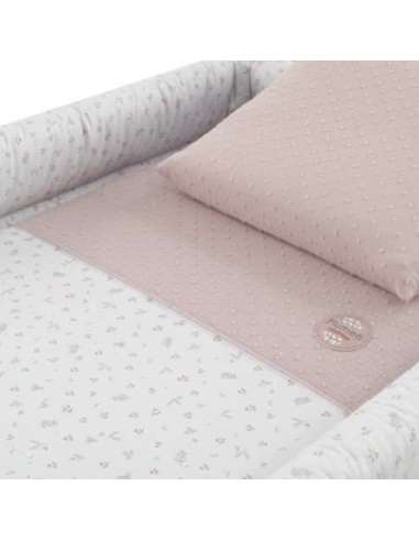 Minicuna Tijera Madera Plumeti Rosa...