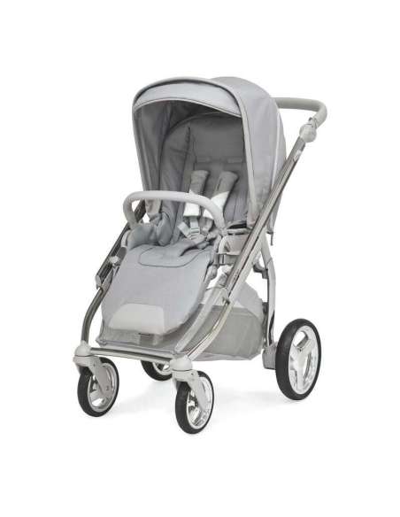 Cochecito Bebecar Minipop Duo KP451 Color Gris Chasis Cromado Gris topo