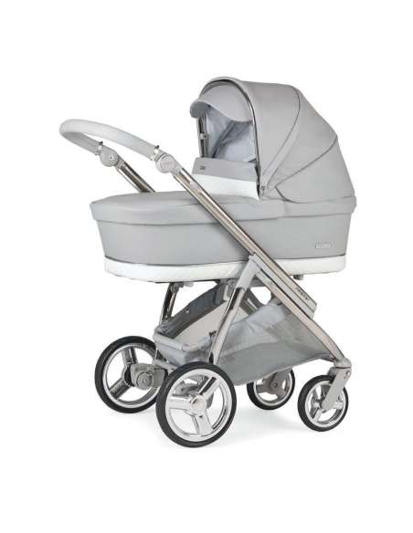 Cochecito Bebecar Minipop Duo KP451 Color Gris Chasis Cromado Gris topo