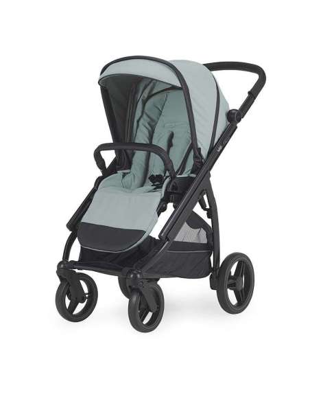 Cochecito Bebecar Wei Duo KO333 Color Verde azulado Chasis negro mate