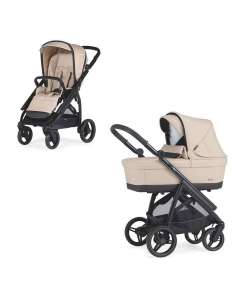 Cochecito Bebecar Wei Duo KO335 Color Beige Chasis negro...