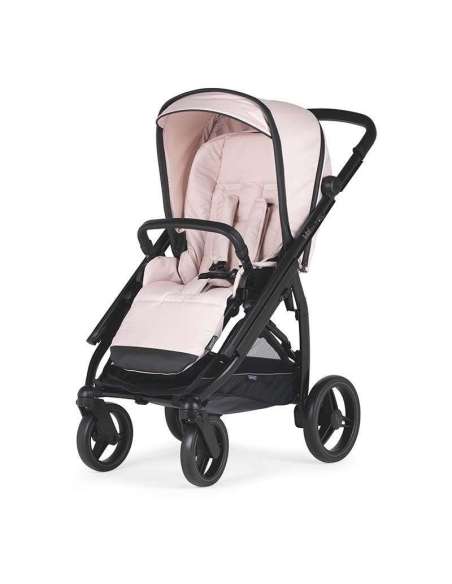 Cochecito Bebecar Wei Duo KO339 Color Rosa Chasis fume rosa - negro. Disponible en negro mate.