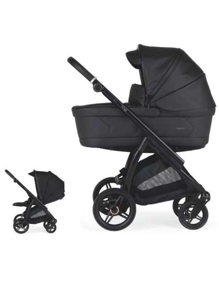 Cochecito Bebecar Flowy Duo KP426 Color Negro Chasis Mixto