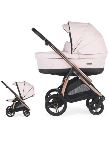Cochecito Bebecar Flowy Duo KP427 Color Rosa Chasis Mixto