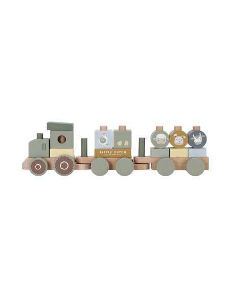 Tractor Apilable Pequeña Granja FSC Little Dutch LD7154