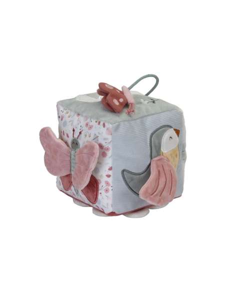 Cubo Blandito de actividades Flores & Mariposas Little Dutch LD8709