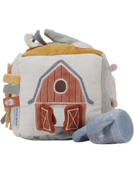 Cubo Blandito de actividades Pequeña Granja Little Dutch LD8809