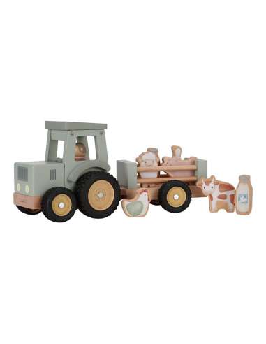 Tractor con Trailer Pequeña Granja Little Dutch LD7149