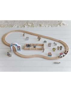 Sistema de Trenes Zoo Little Dutch LD4488 2