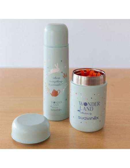 Termo Papillas Bebé Wonderland Verde Suavinex