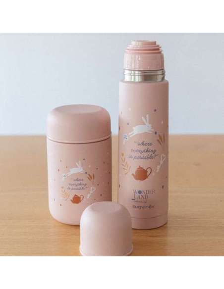 Termo Papillas Bebé Wonderland Rosa Suavinex