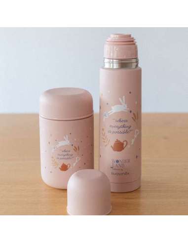 Termo Líquidos Bebé Wonderland Rosa...