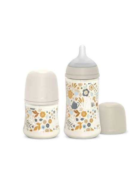 Set Regalo con Biberones Wonderland Beige Suavinex