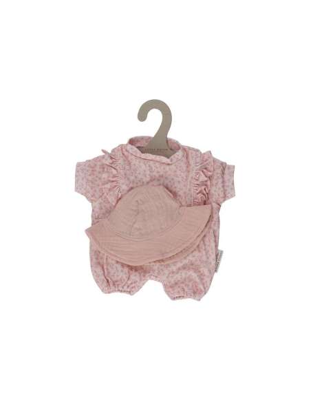 Ropita Muñeca Rosa Flores Little Dutch LD4582