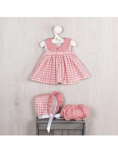 VESTIDO MARÍA CUADROS ROSAS - ASI