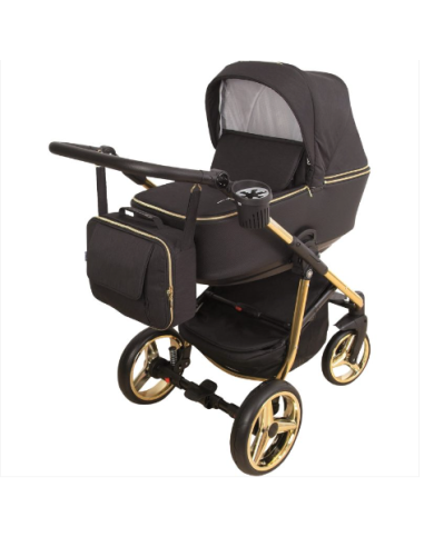 Cochecito Duo Reggio Negro Oro Toral