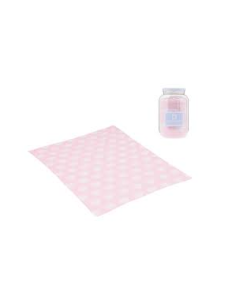 MANTA ALGODON 80X100CM LOVE ROSA Cambrass