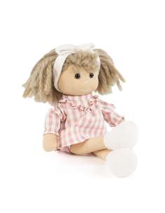 Muñeca Pasito Play Cris Tom Vichy Rosa 30 cm 2