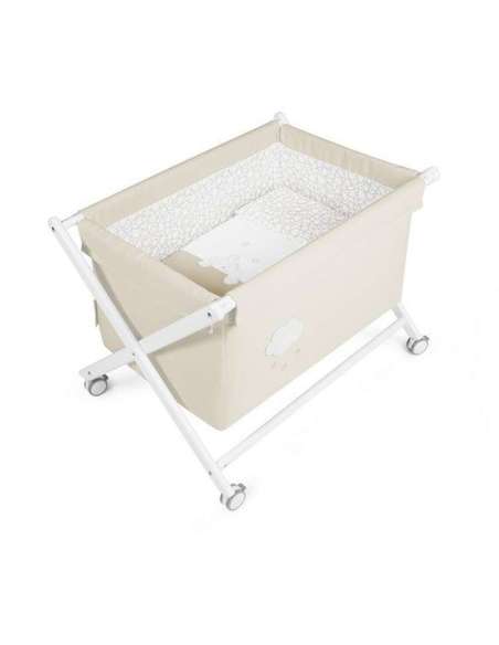 Minicuna tijera Dream beige PetitPraia