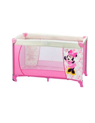 CUNA VIAJE 120X60 CON RUEDAS MINNIE INTERBABY