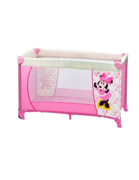CUNA VIAJE 120X60 CON RUEDAS MINNIE INTERBABY