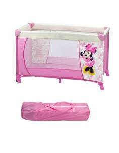 CUNA VIAJE 120X60 CON RUEDAS MINNIE INTERBABY 2