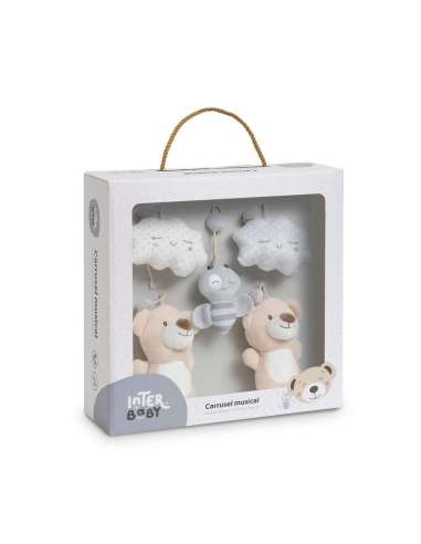 Carrusel Musical Osito Gris Interbaby