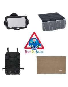 Kit con 4 accesorios universales para coche Chicco