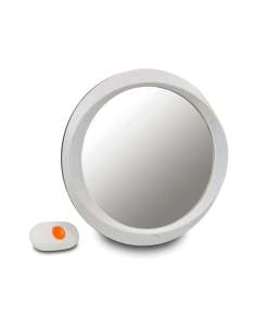 Espejo retrovisor con luz y mando Apramo