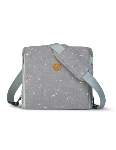 Trona Portátil Gris Menta Saro