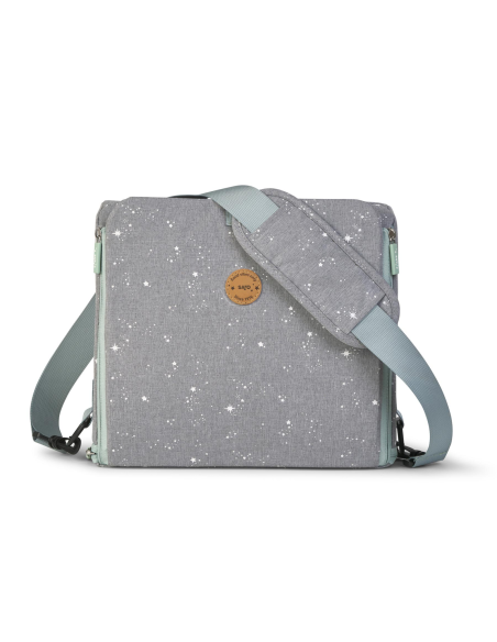 Trona Portátil Gris Menta Saro