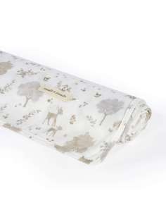 Sábana ajustable cuco + muselina Nara Pasito a Pasito...