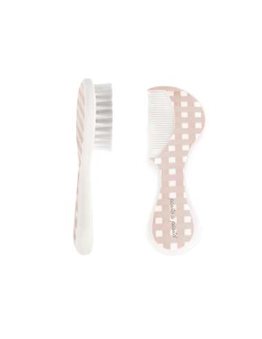 Cepillo/Peine Bebe Cuadro Rosa Pasito...