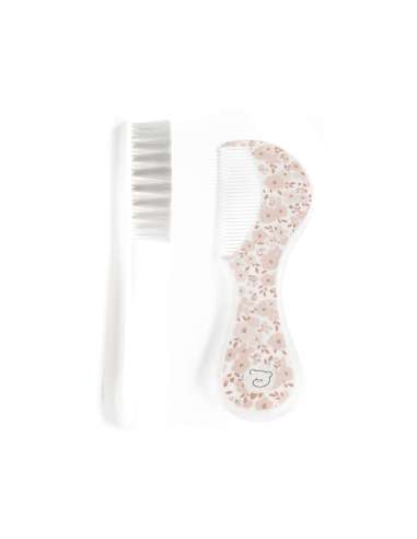 Cepillo/Peine Bebe Flor Rosa Pasito a...