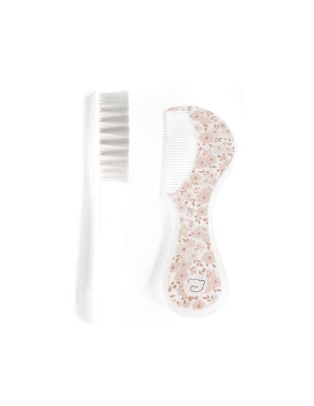 Cepillo/Peine Bebe Flor Rosa Pasito a Pasito 75614
