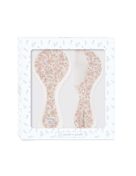 Cepillo/Peine Bebe Flor Rosa Pasito a Pasito 75614