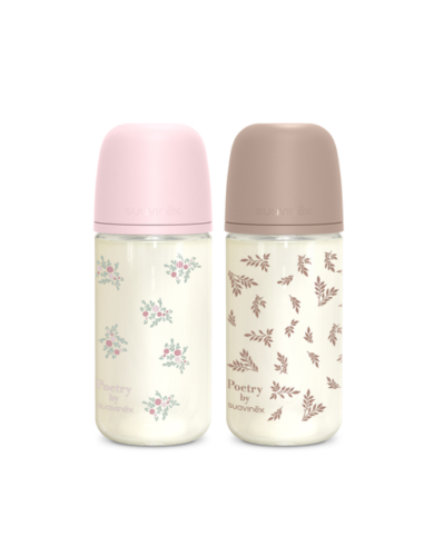 Pack Biberones Vidrio Poetry 240ml de...