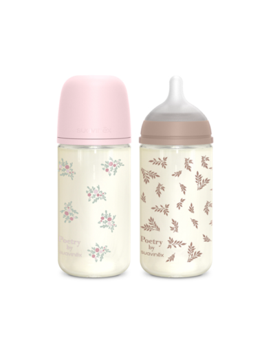 Pack Biberones Vidrio Poetry 240ml de...