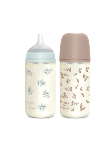 Pack Biberones Vidrio Poetry 240ml de...