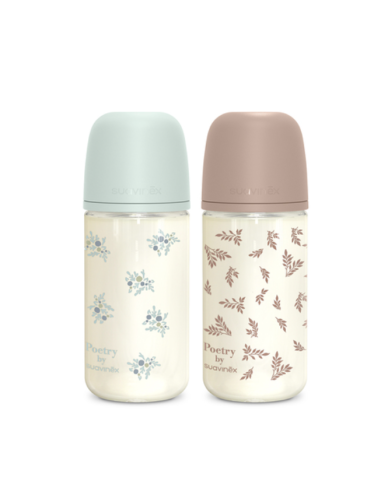 Pack Biberones Vidrio Poetry 240ml de...