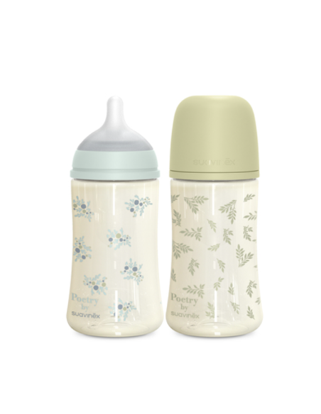 Pack Biberones Poetry 270ml de Suavinex
