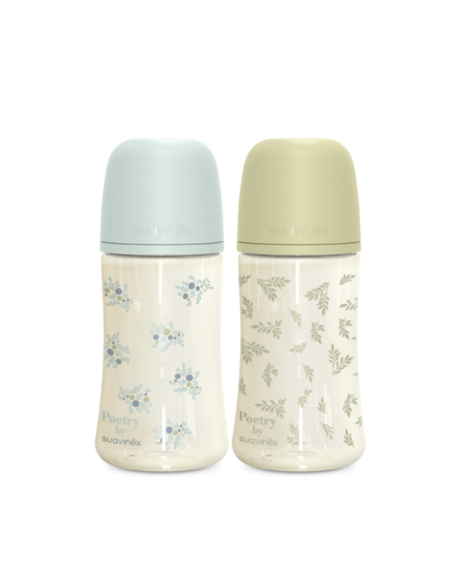 Pack Biberones Poetry 270ml de Suavinex