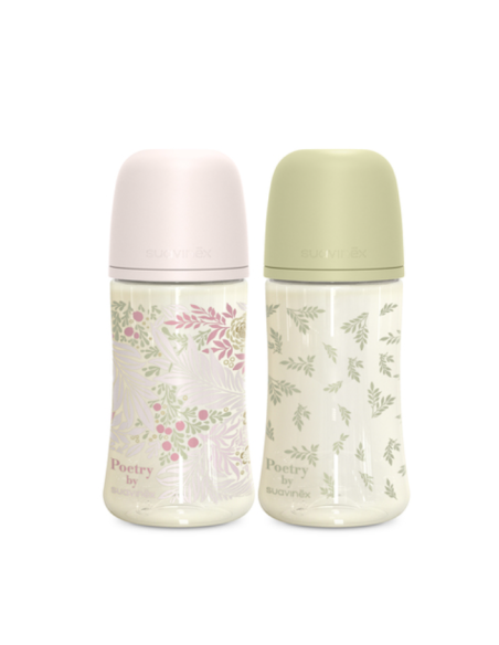 Pack Biberones Poetry 270ml de Suavinex