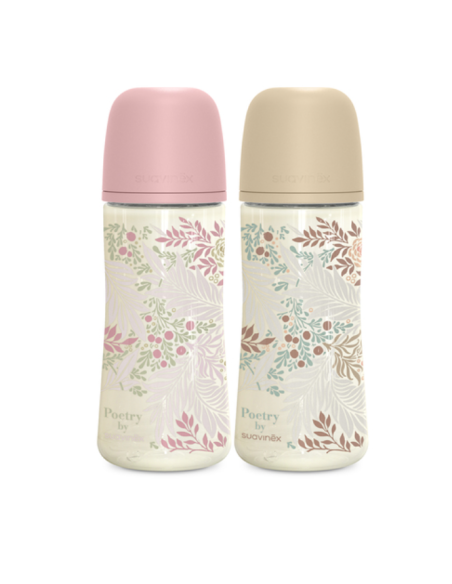 Pack Biberones Poetry 360ml de Suavinex