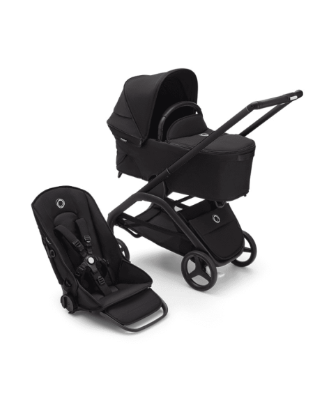 Cochecito Duo Dragonfly con Chasis en negro y base en negro de Bugaboo