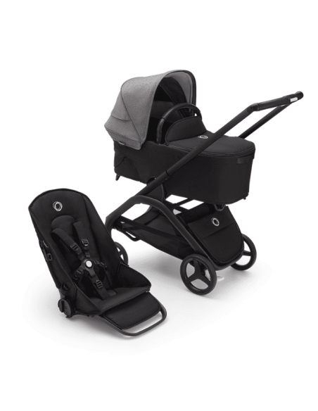 Cochecito Duo Dragonfly con Chasis en negro y base en negro de Bugaboo